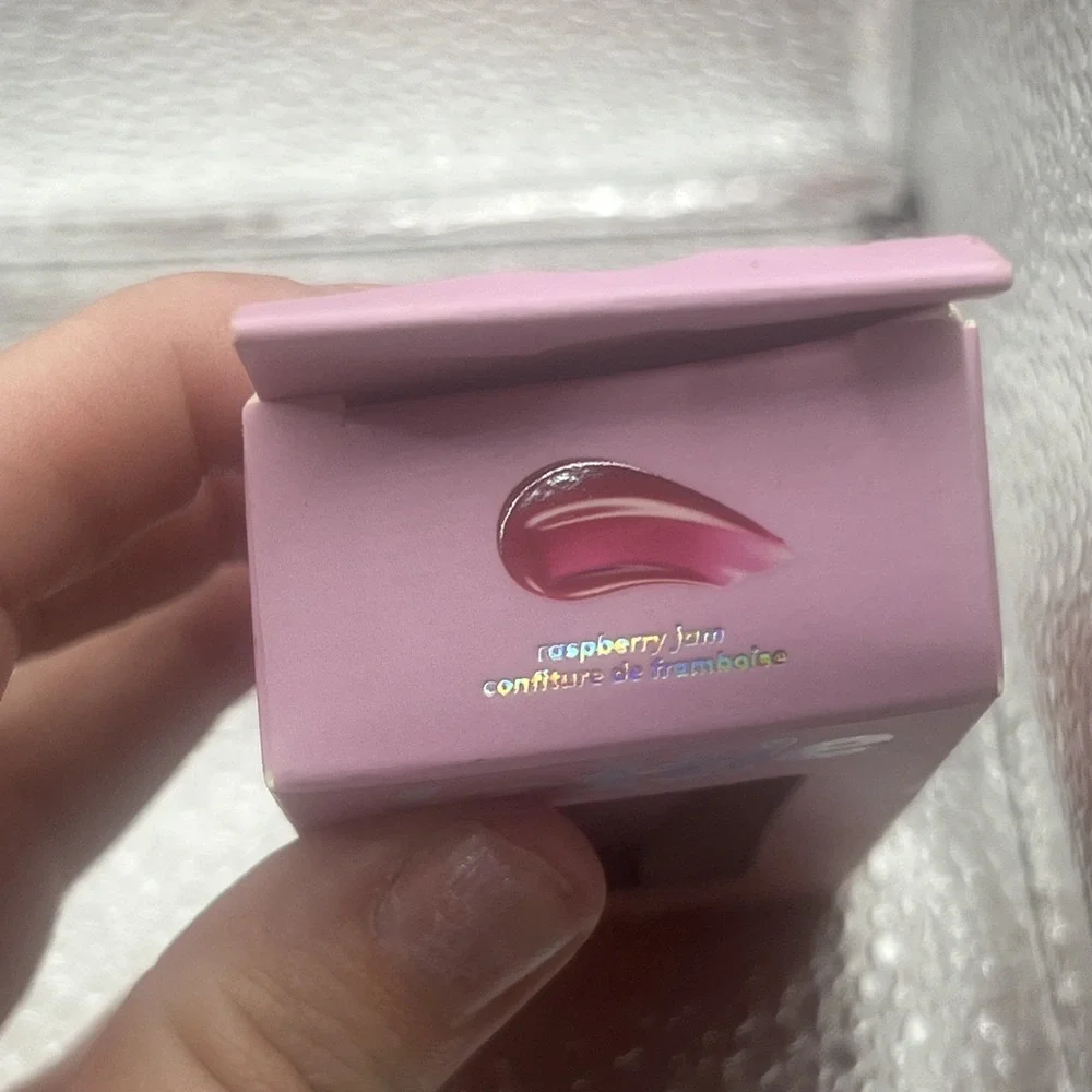 Peptide Lip Tint Nourishing Glaze, Raspberry Jam, 0.23oz, New 7ml Vegan PETA